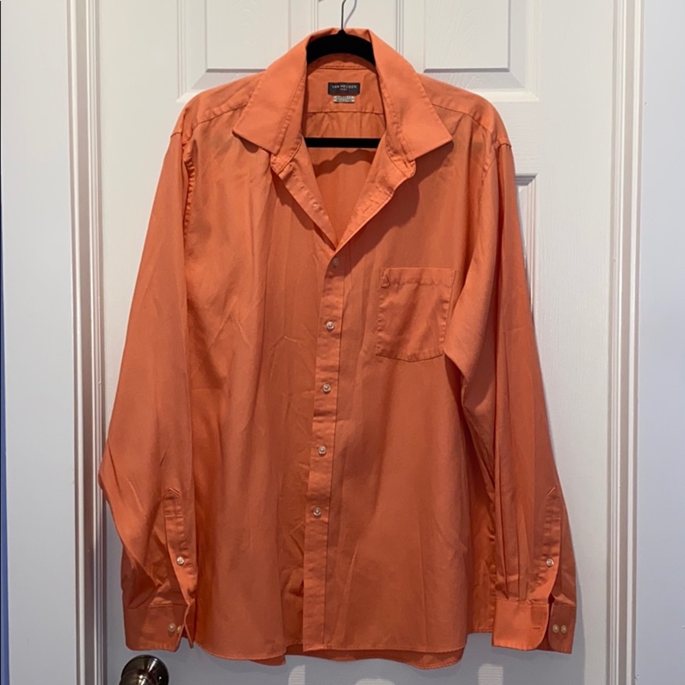 Van Heusen Pink Button-down shirt